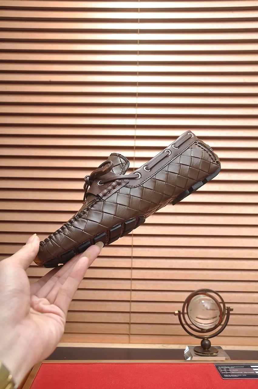 Men's Men's Shoes💰420💶【GUCCI】 (High-end Niuli) New 🍀Gucci*——Gucci Doudou Shoes! Made of imported original cowhide, the inner top layer is comfortable cowhide lining! Original wear-resistant rubber outsole! High quality products! Code number 38-44!